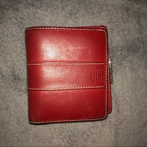 Vintage Red Coach Wallet